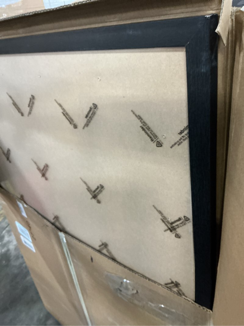 Condition photo showing As Is for A PLUS MAX 27x40 Picture Frame, Black Engineered Wood Frame for 27 x 40 Inch Picture Poster Photo, Light Weight 27 by 40 Frame with Wood-grain for Wall - 1 Pack/Black/27 x40 1 27x40