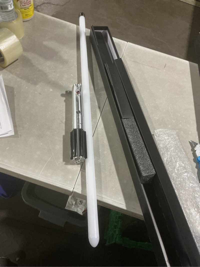 Condition photo showing Good Condition for lorsaberus light saber for adults force fx light saber with 12 rgb colors dueling light sabers for kids motion control 16 sound fonts with metal hilts smooth swing light sabers for cosplay gifts