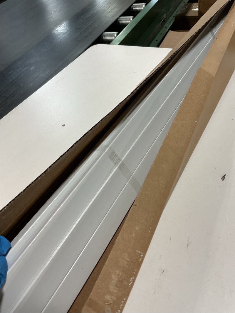 Condition photo showing Good Condition for 236in cord hider kit, cord covers for wires on wall, long, large, cord hider for wall mount tv, paintable cable raceway, tv cable hider wall kit, wire covers for cords,6x(l39.4in w0.95in h0.5in) white 6 x l39.4in