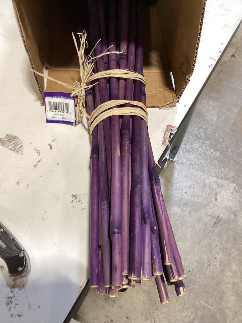Condition photo showing Good Condition for supermoss (12383) bamboo sticks, natural, 24" (25 pack)