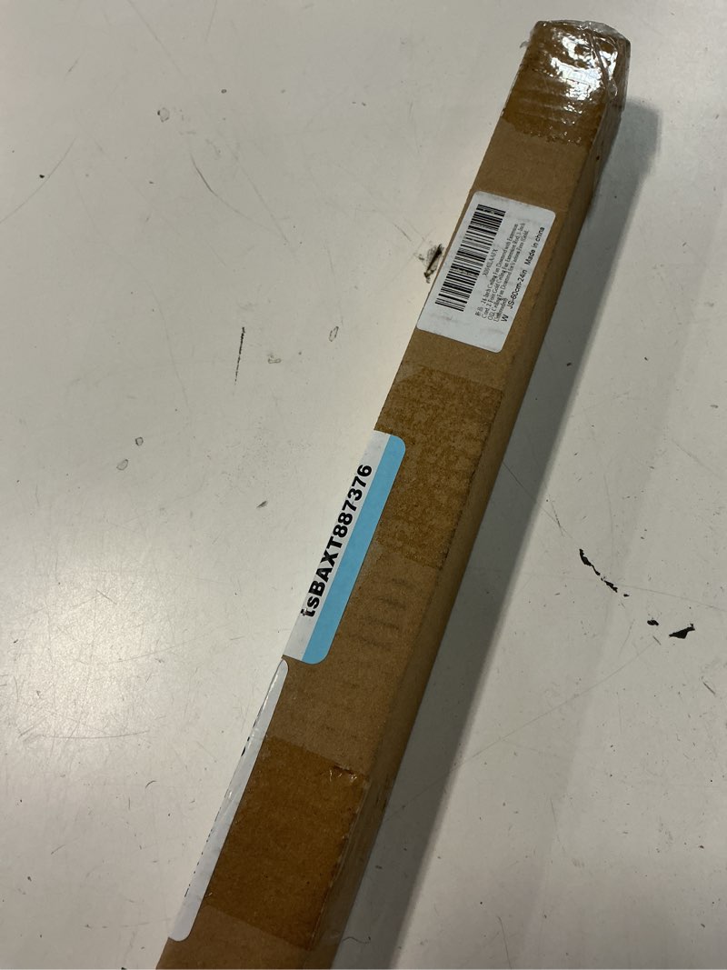 Condition photo showing New/Like New for 24-inch ceiling fan downrod with extension cord, 2-foot gold ceiling fan extension rod, 1-inch od, ceiling downrod for various fans (gold, unthreaded) 24in gold