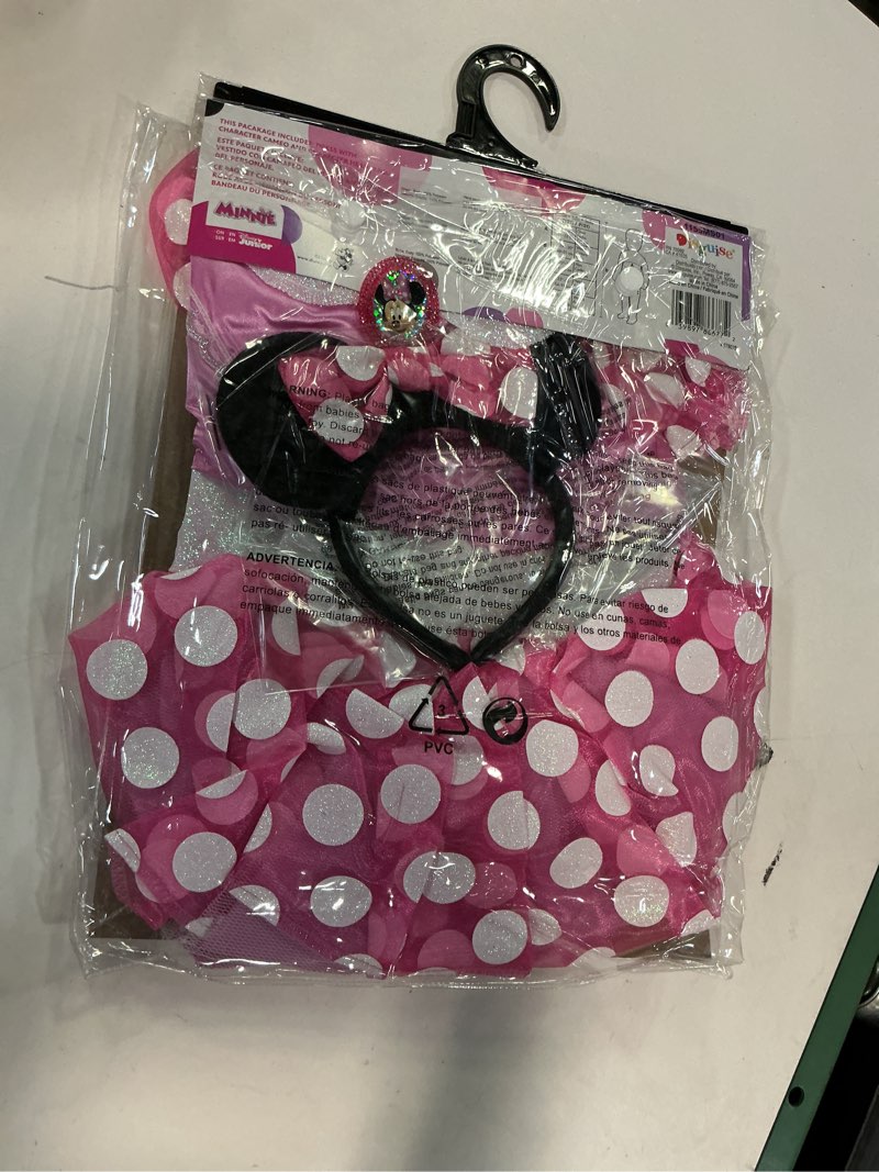 Condition photo showing New/Like New for Disguise girls Disney Minnie Mouse Classic Tutu Girls' Costume, Pink Small (2T) One Color