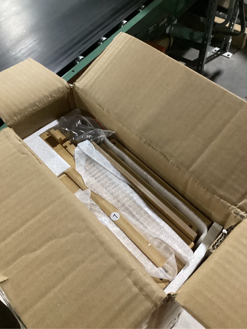 Condition photo showing New/Like New for Extra Large Bamboo Bread Box for Kitchen Countertop, Dual-Layer Breadbox Provides Double the Bread Storage Space, Holds Multiple Loaves, Durable & Beautiful with Frosted Acrylic Panels