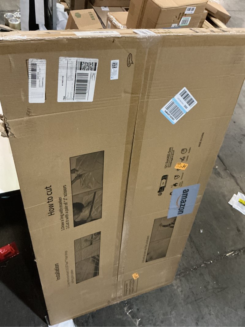 Condition photo showing New/Like New for Art3d Drop Ceiling Tiles, 24x48in. White (12-Pack), Polyvinyl Chloride (PVC), Glue Down 24"x48" White 12