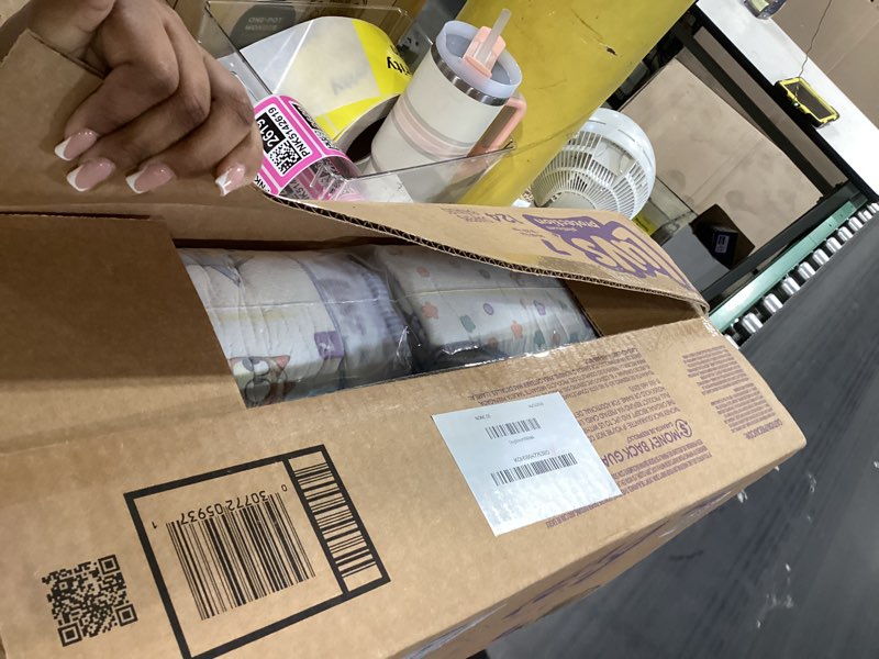 Condition photo showing Good Condition for luvs size 7 baby diapers, platinum protection bluey diapers for day & night, size 7, 124 count (packaging may vary) size 7 124