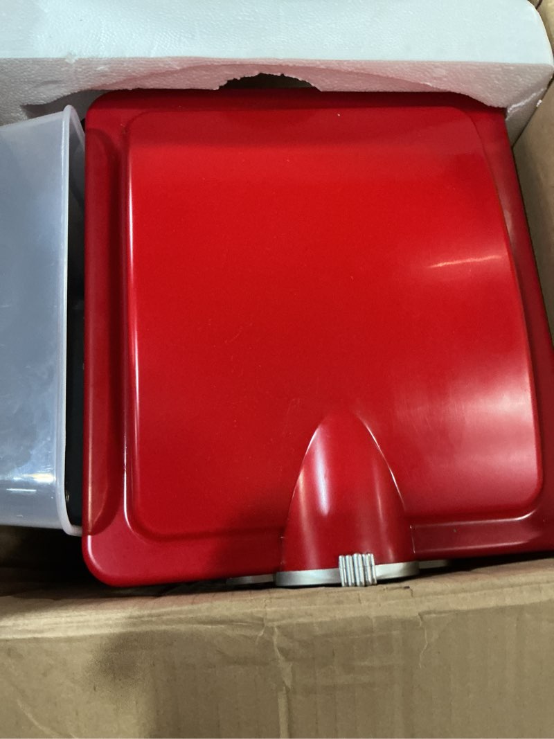 Condition photo showing As Is for Great Northern Popcorn Company 83-DT5621 Northern Company Red GNP Little Bambino 2-1/2 Ounce Retro Style Popcorn Popper Machine, 2.5 Ounce