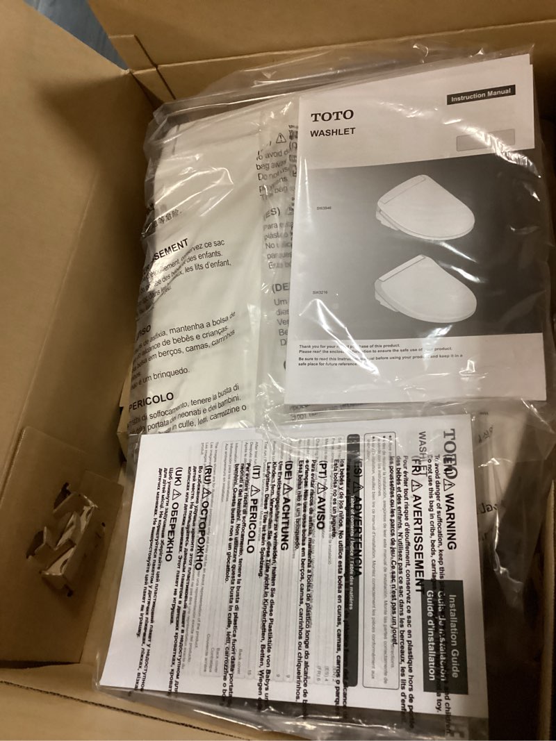 Condition photo showing Good Condition for TOTO® WASHLET® KS5 Electronic Bidet Toilet Seat with Instantaneous Water Heating, Self-Cleaning Wand and Heated Seat, Elongated, Cotton White - SW3216#01