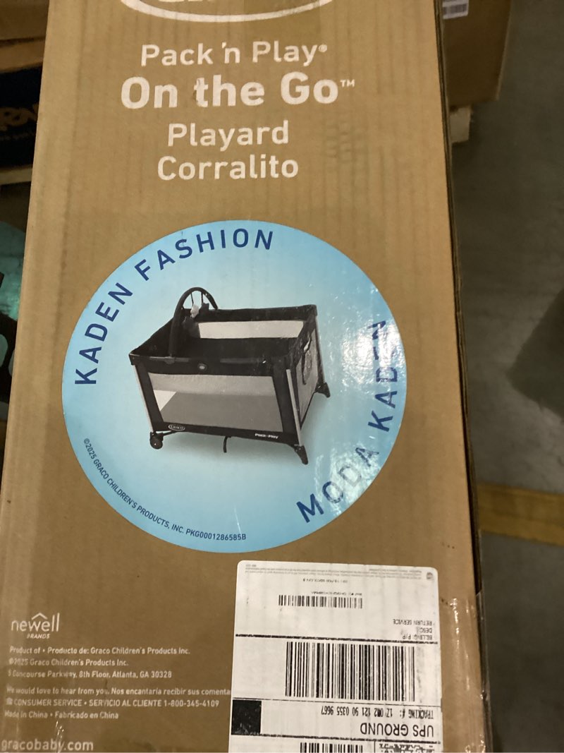 Condition photo showing As Is for Graco Pack 'n Play® On The Go™ Playard, Kaden On The Go Kaden