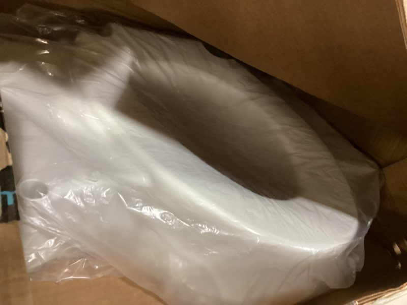 Condition photo showing Good Condition for Bemis Rise 4.5" Raised Toilet Seat with Support Handles, Hinges Never Loosen, Fits Round and Elongated Raised Seat with Handles