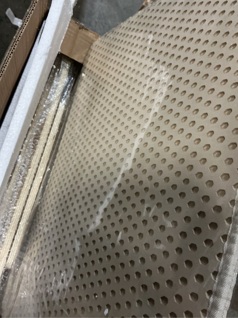 Condition photo showing Good Condition for (wood color)wooden cat litter box enclosure, hidden litter box furniture with litter mat, multi-functional cat house, for living room bedroom indoor, 23.2 x 17.7 x 19.3 inches, beige beige 23.2 x 17.7 x 19.3 inches