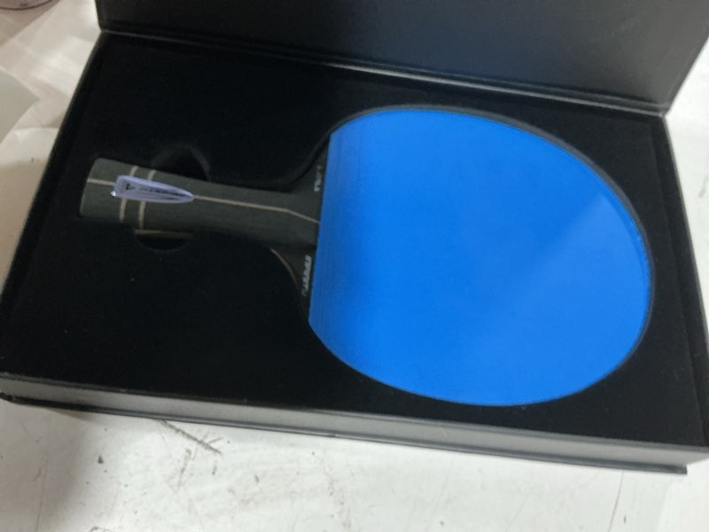 Condition photo showing Good Condition for joola infinity gl professional ping pong paddles with paddle cover - 7-layer wood fiberglass blade - ittf approved - pro ping pong paddle for advanced control & speed - table tennis racket - blue