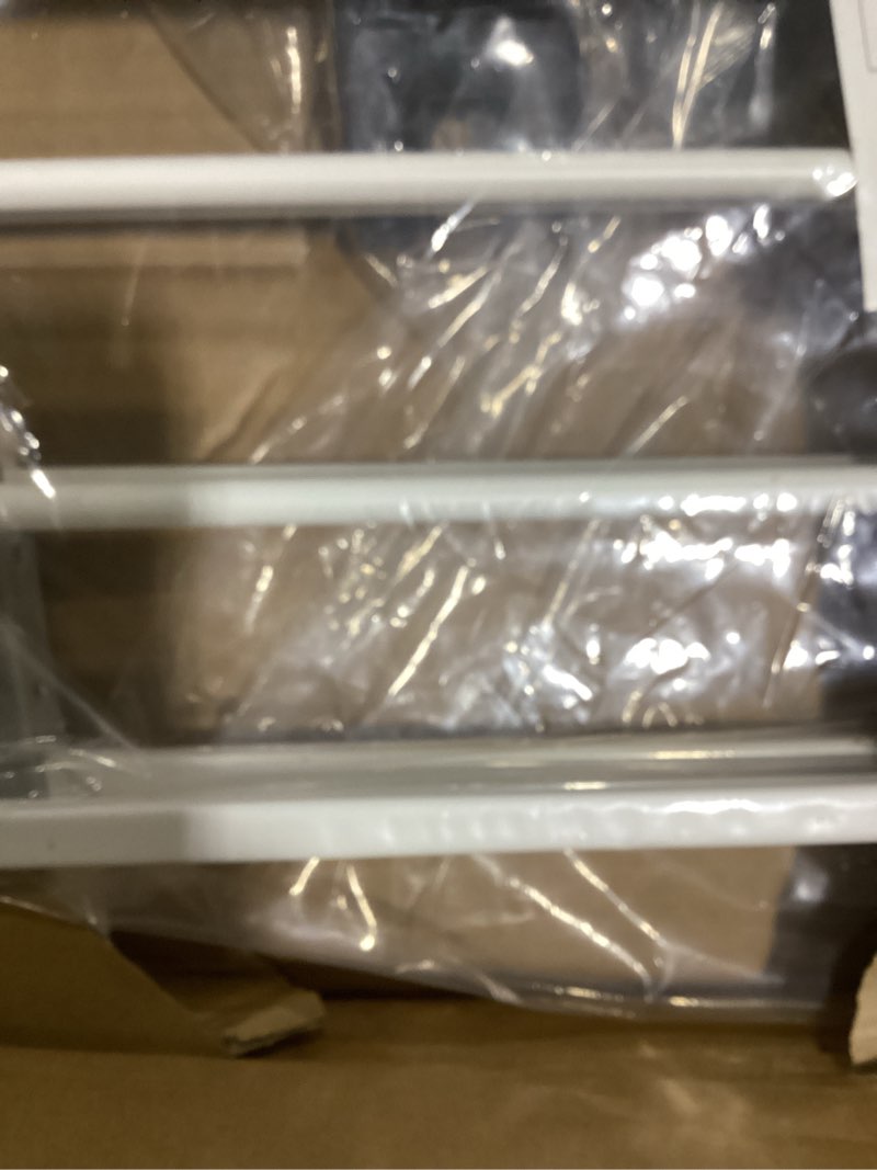 Condition photo showing Good Condition for babelio baby gate for stairs, kitchen & doorways, no bottom bar| easy installation| one-handed operation| auto-close| hardware mount (drill needed) safety dog gate (white - b17, 24-39" w, 28" h)