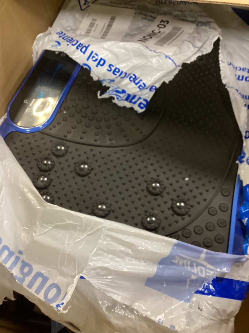 Condition photo showing As Is for AXV Vibration Plate Fitness Platform Exercise Machine Vibrating Shaking Full Body Shaker Workout Vibrate Stand Shake Board Sport Gym for Weight Loss Fat Burner for Women Men SLIM-BLUE