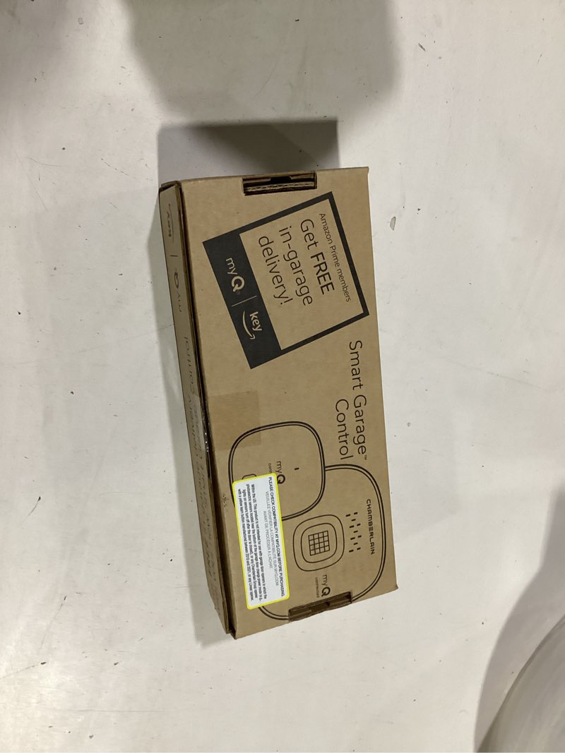 Condition photo showing Good Condition for chamberlain smart garage control - wireless garage hub and sensor with wifi & bluetooth - smartphone controlled, myq-g0401-es, white