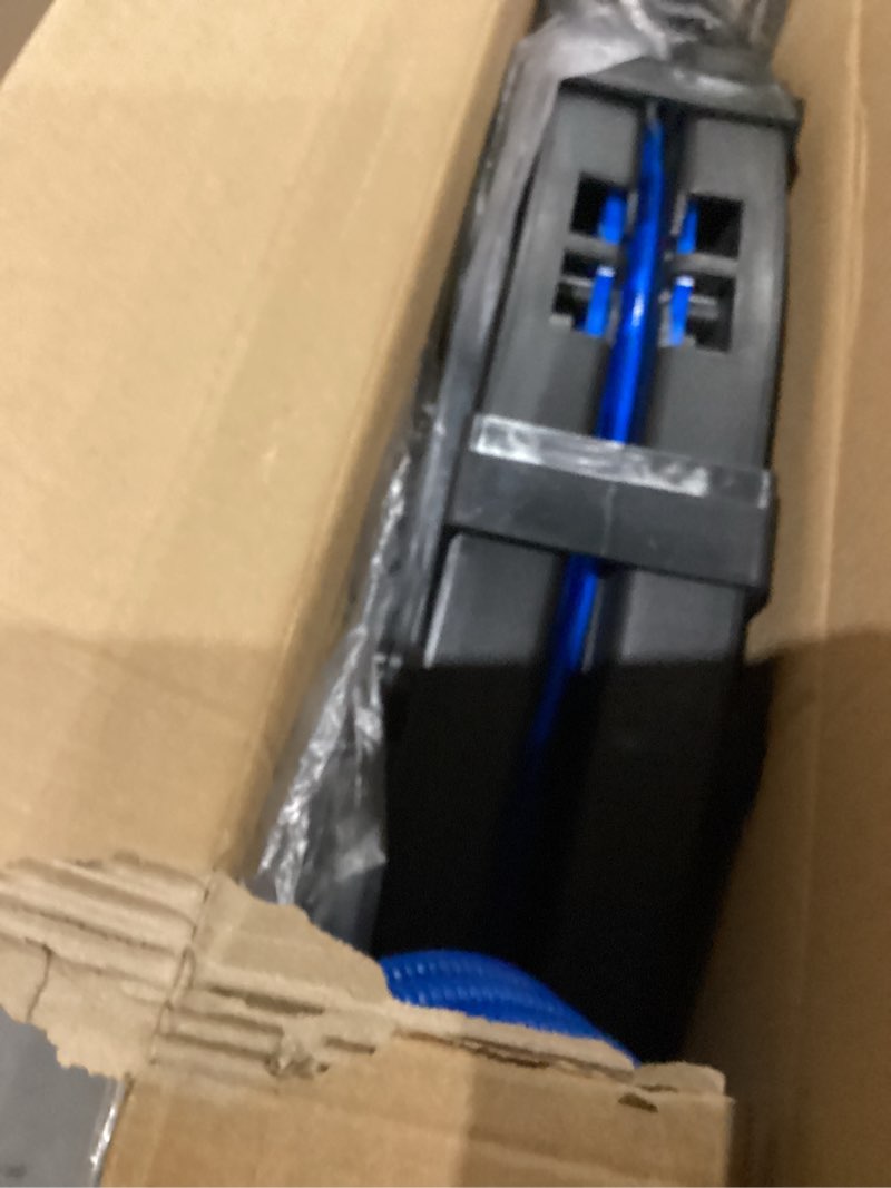 Condition photo showing As Is for Vtory Foldable Balance Ball, Upgrate Half Ball Balance Trainer for Workout, 1300 lbs Capacity Stability Ball, 23.5 Inch Yoga Half Ball, with Resistant Band & Foot Pump, Full Body Workout, No-slip BLUE