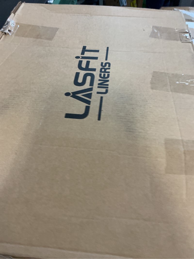Condition photo showing New/Like New for lasfit floor mats for toyota tundra 2014-2021 crewmax cab, all weather custom fit floor liner for tundra sr5/trd/limited tpe mats front&rear 2 row car mats, black 2)2014-2021|tundra crewmax|floor mats