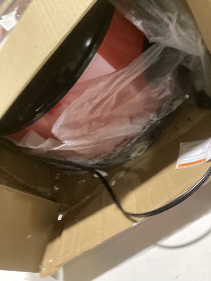 Condition photo showing As Is for Crock-pot Express Crock Slow Cooker 8 quart Red