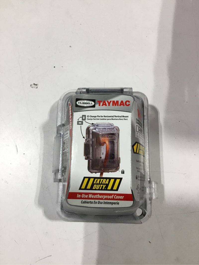 Condition photo showing As Is for Taymac MM420C Outlet Cover, Expandable, Gray - Quantity 8