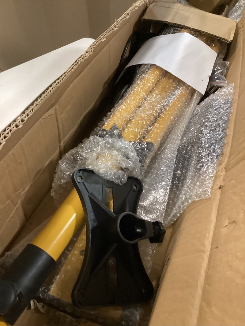 Condition photo showing Good Condition for 21000lumen led work lights with stand - 3 head portable work light with 16ft cord - ip66 waterproof tripod worklights for outdoor indoor job site workshop garage construction site lighting 3 heads
