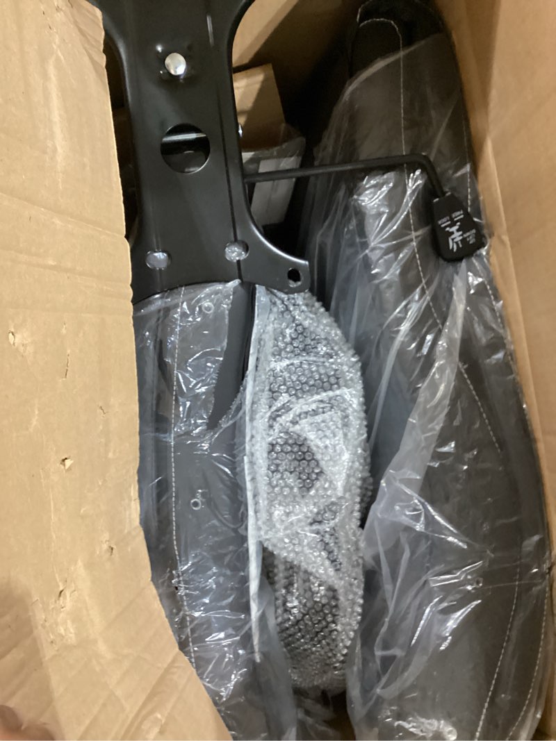 Condition photo showing Good Condition for marsail executive office chair with flip-up armrests,pu leather ergonomic desk chair height-adjustable swivel rolling computer desk chair,black black modern