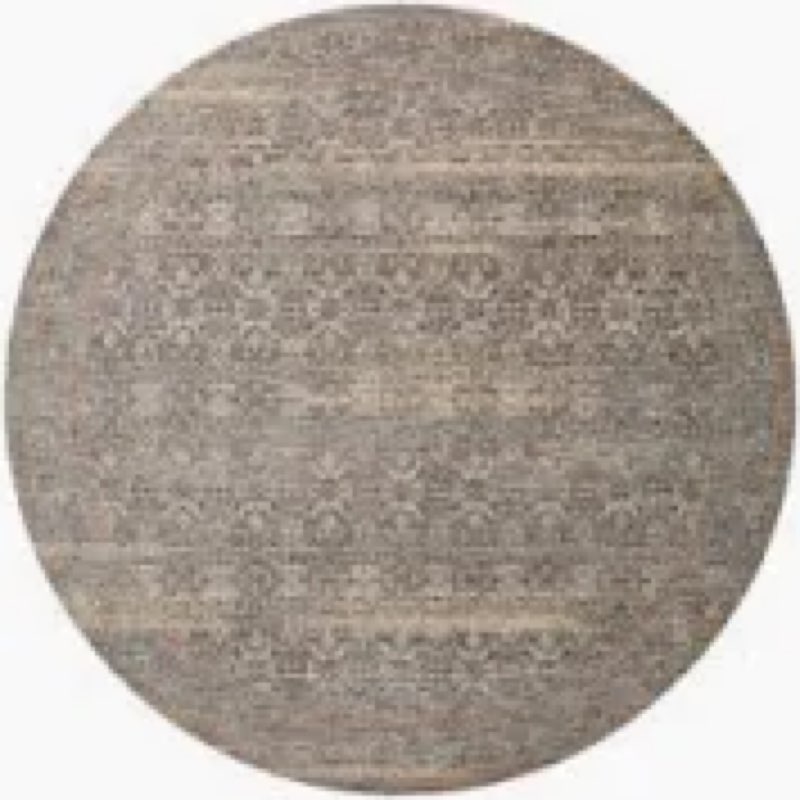 Loloi Angela Rose Blake Collection BLA-07 Navy/Multi 7'-10" x 7'-10" Round, .25" Pile Height, Fringe