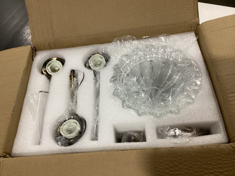 Condition photo showing New/Like New for vintage bathroom vanity light fixture 3 lights vanity lighting matte antique brass vanity light for bathroom brass 3 light