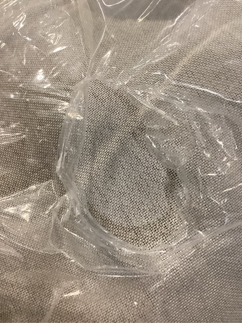 Condition photo showing Good Condition for jinchan linen blend curtain 84 inch length 1 panel for sliding door, light filtering 100 inch extra wide living room drape with rod pocket back tab(100w x 84l, oat) 100"w x 84"l (pack of 1) *oat