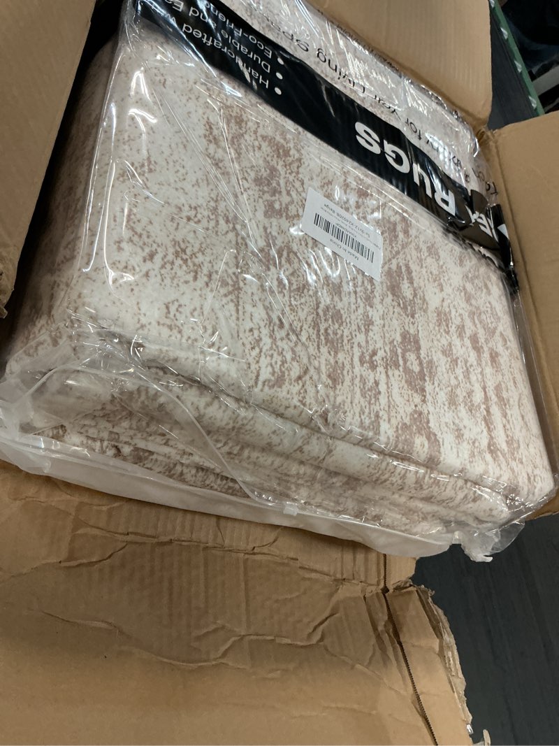 Condition photo showing Good Condition for soalmost 9x12 area rugs for living room, non slip machine washable vintage rugs, low pile lightweight large rug for bedroom, dining room, home office beige beige 9' x 12' (rectangular)