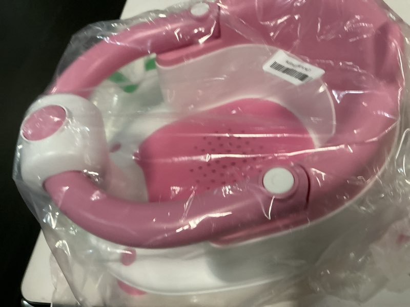 Condition photo showing Good Condition for Baby Bath Seat for Babies 6 Months & up, Non-Slip Toddler Bath Seats for Babies Sitting Up, Safe Infant & Newborn Bathtub Chair with 4 Suction Cups & Soft Cushion for Shower,Pink Baby Pink