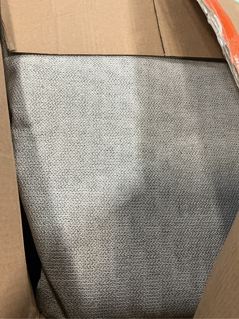 Condition photo showing As Is for 10x12 area rug living room: washable large abstract modern soft rugs stain resistant indoor floor non slip accent carpet for bedroom nursery playroom office dining room dorm home house- brown abstract grey brown 10' x 12' (rectangular)