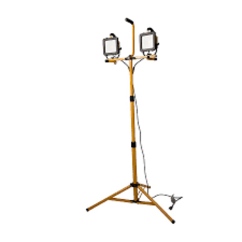 LED work light with stand