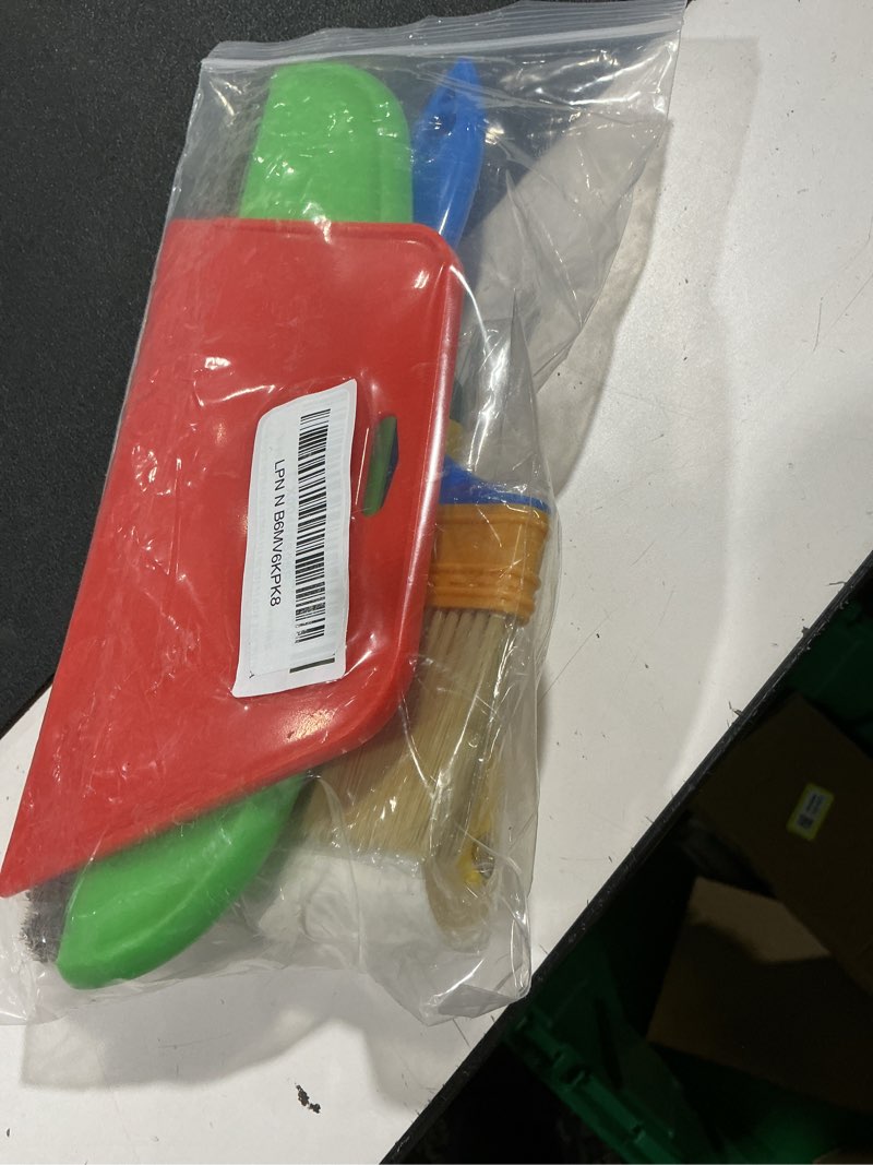 Condition photo showing Good Condition for (incomplete )wallpaper smoothing tool kit wallpaper smoothing brush,seam roller,paste brush, wallpaper tool kit for applying peel and stick wallpaper,vinyl backsplash tile,wallcovering