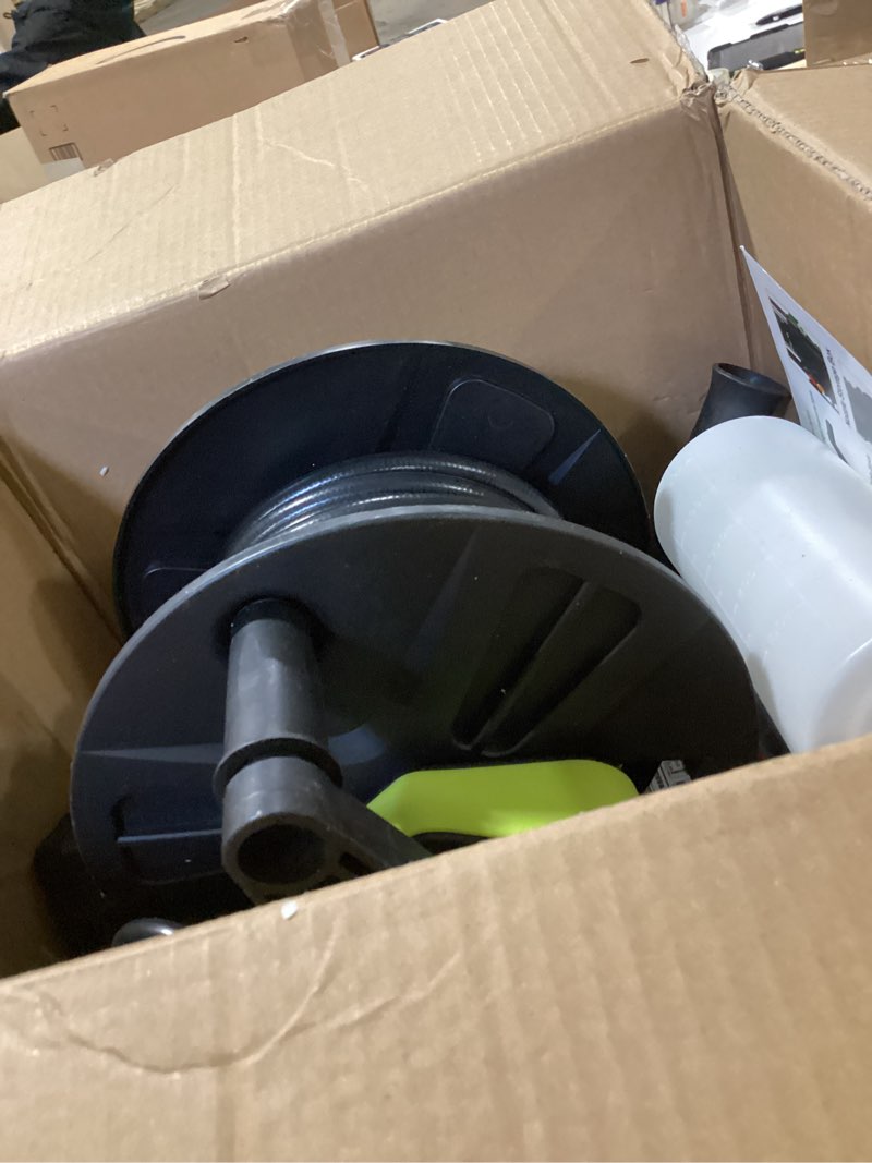 Condition photo showing As Is for Pressure Washer with 4 Quick Connect Nozzles