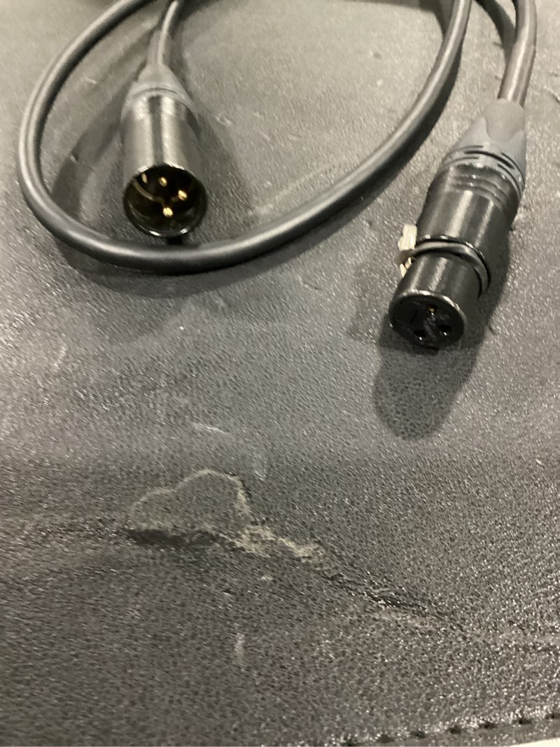 Condition photo showing As Is for (similar) enoaudio mogami 2534 quad balanced cable microphone | neutrik xlr female - xlr male | hifi - 1.64 ft / 0.5 m