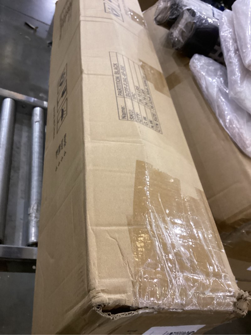 Condition photo showing New/Like New for Room Divider Portable 132'' Partition Room Dividers and Folding Privacy Screens 6 Panel Wall Divider for Room Separation, Freestanding Fabric Room Divider Panel with Wheels for Home Office Hospital