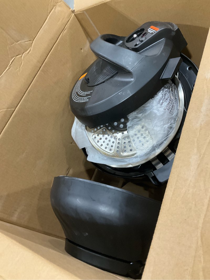 Condition photo showing As Is for Instant Pot Pro Crisp 11-in-1 Air Fryer and Electric Pressure Cooker Combo with Multicooker Lids that Air Fries, Steams, Slow Cooks, Sautés, Dehydrates, & More, Free App With Over 800 Recipes, 8 Quart 8 Quarts