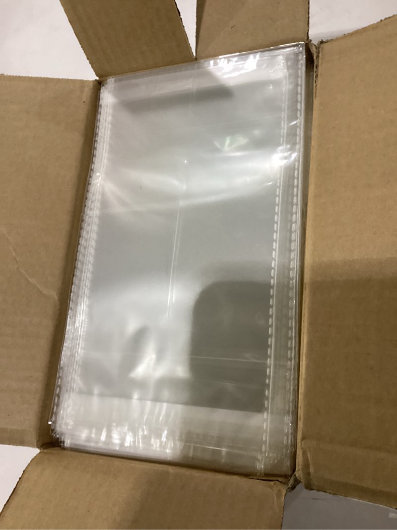 Condition photo showing New/Like New for Spartan Industrial - 5” X 7” (1000 Count) Resealable Adhesive Crystal Clear Cello Poly Bags for Packaging Handmade Soap, Candles, Crafts- Self Seal & Reinforced 5" X 7"