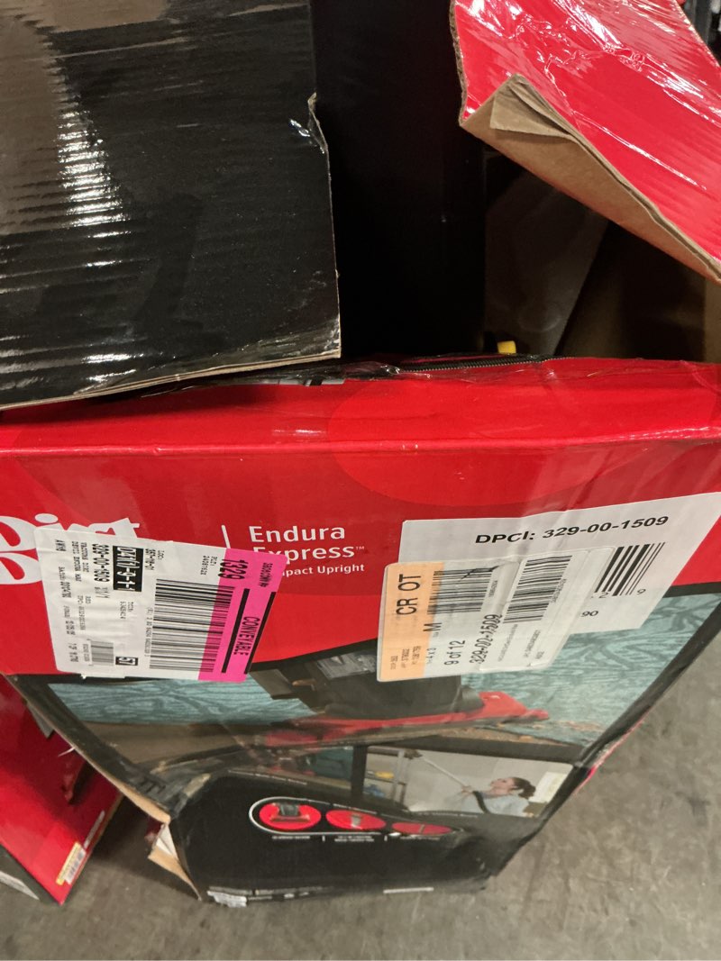 Condition photo showing As Is for dirt devil upright vacuum cleaners - hepa filtration  demagned