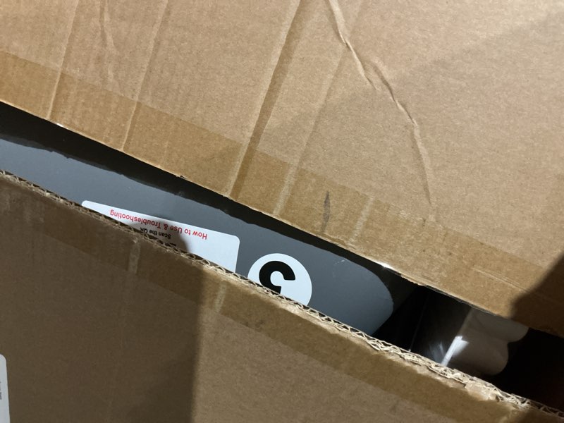 Condition photo showing As Is for Automatic Cat Litter Box Self Cleaning - App Control, Open-Design, Smart Health Monitor, Suitable for Medium Cats and Kittens, Anti-Pinch Safety, Quiet Operation, A Trusted Companion for Life - White