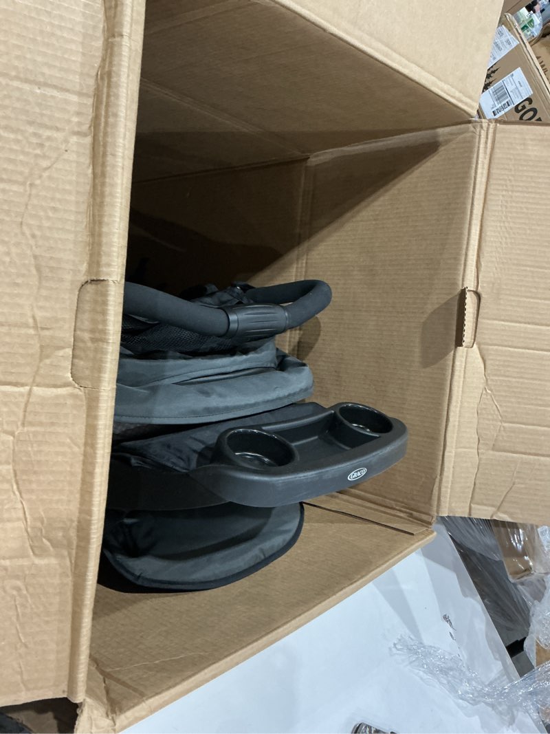 Condition photo showing Good Condition for graco duoglider double stroller | lightweight double stroller with tandem seating, glacier