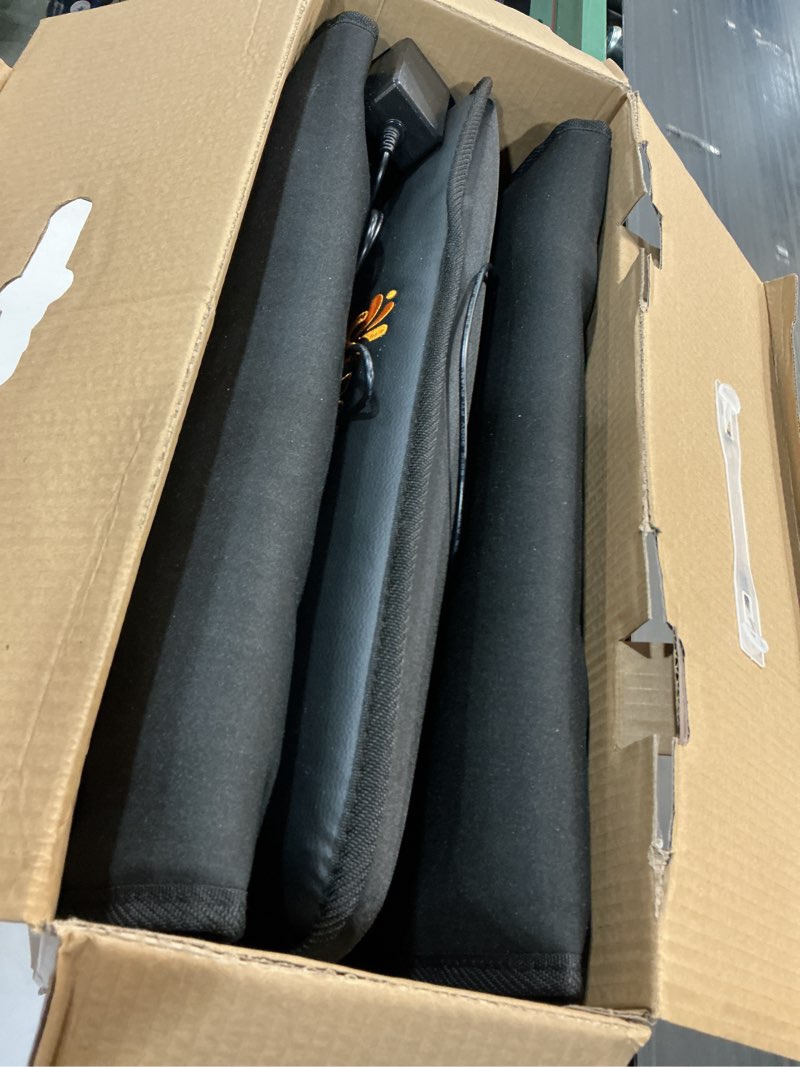 Condition photo showing As Is for (Similar)Himouta Shiatsu Full Body Massage Mat with Heat, Detachable Massager Pad, 10 Vibrating Motors, 9 Intensity Levels, Deep Tissue Pain Relief for Back, Neck & Legs – Relaxation at Home or Office Without Foot Massager