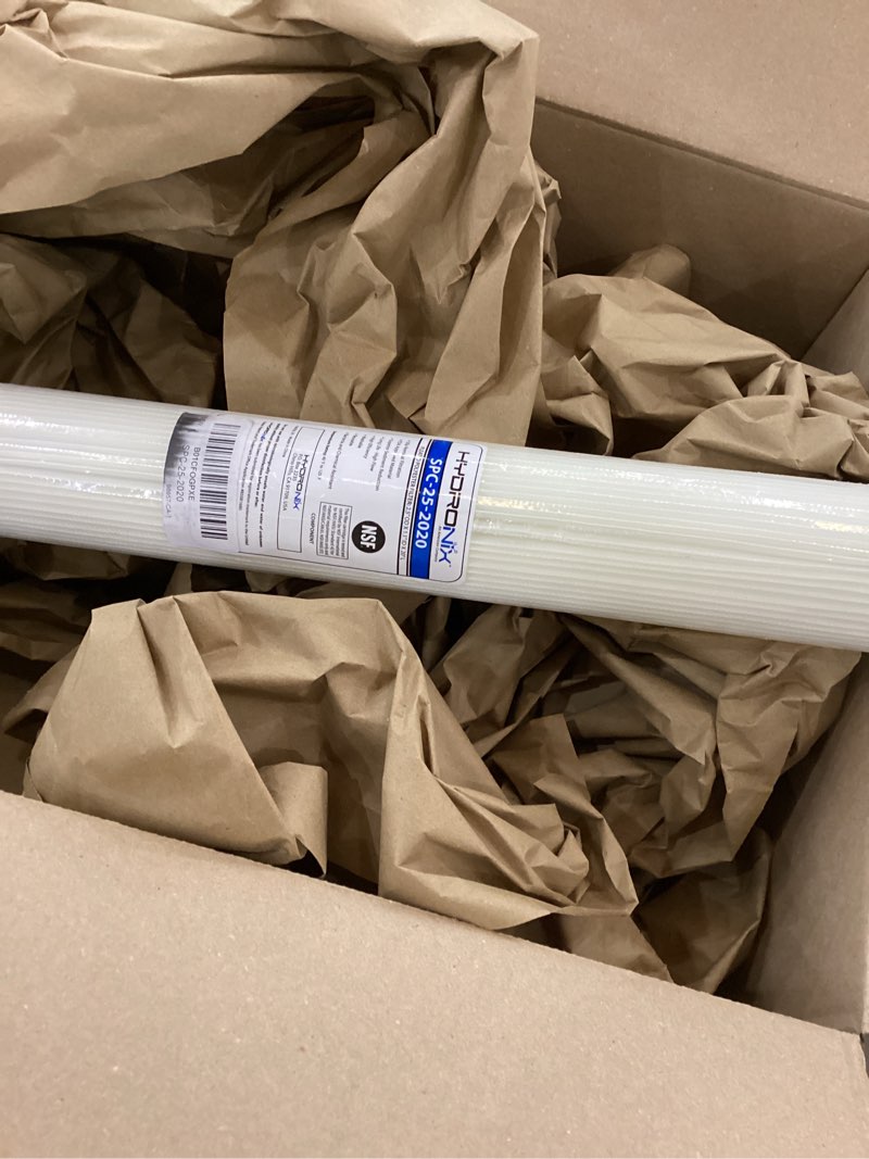 Hydronix SPC-25-2020 Polyester Pleated Sediment Water Filter, Washable & Reusable, 2.5" X 20", 20 mi