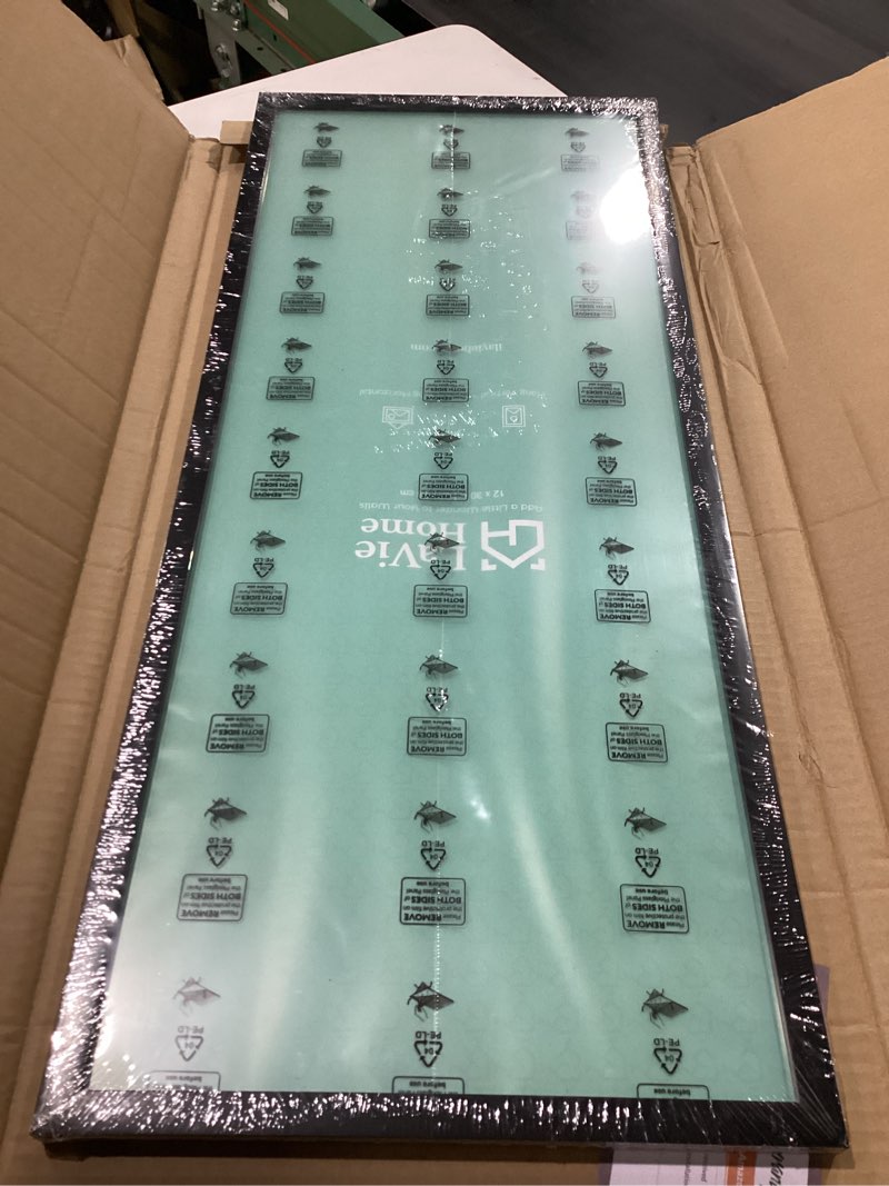 Condition photo showing New/Like New for annecy 4x10 picture frame black?1 pack?, panoramic picture frame for wall decoration, classic black minimalist style suitable for decorating houses, offices, hotels 4x10 black