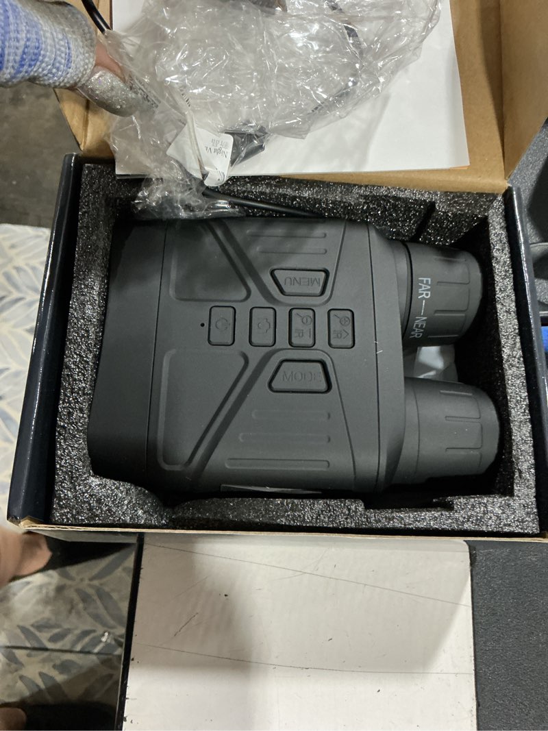 Condition photo showing Good Condition for hexeum night vision goggles - 4k night vision binoculars for adults, 3'' hd screen binoculars can save photo and video with 32gb tf card, black, nv4000