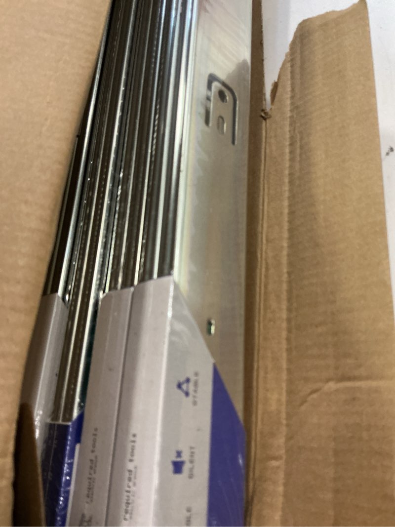 Condition photo showing New/Like New for 4 Pairs Soft Close Drawer Slides 22 Inch Full Extension Dresser Rails Heavy Duty Ball Bearing Kitchen Cabinet Drawer Glides Side Mount Tool Box Trash Can Runners 100 LB Capacity 22 Inch 4