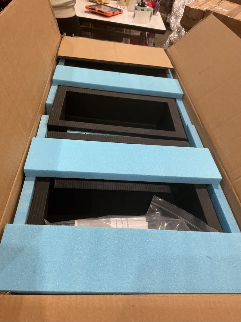 Condition photo showing Good Condition for shower niche insert tile ready 14" x 36" recessed wall niche with movable shelf 3-tier bathroom storage, plenty of space square corners sealed waterproof, matte black 14"w * 36"h (3-layer)