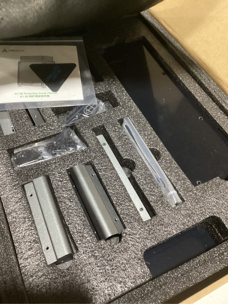 Condition photo showing Good Condition for Creality Official K2 Plus Top Glass Kit - Original Replacement 428x403x3mm 50% Transparent Black for K2P 3D Printer Accessories