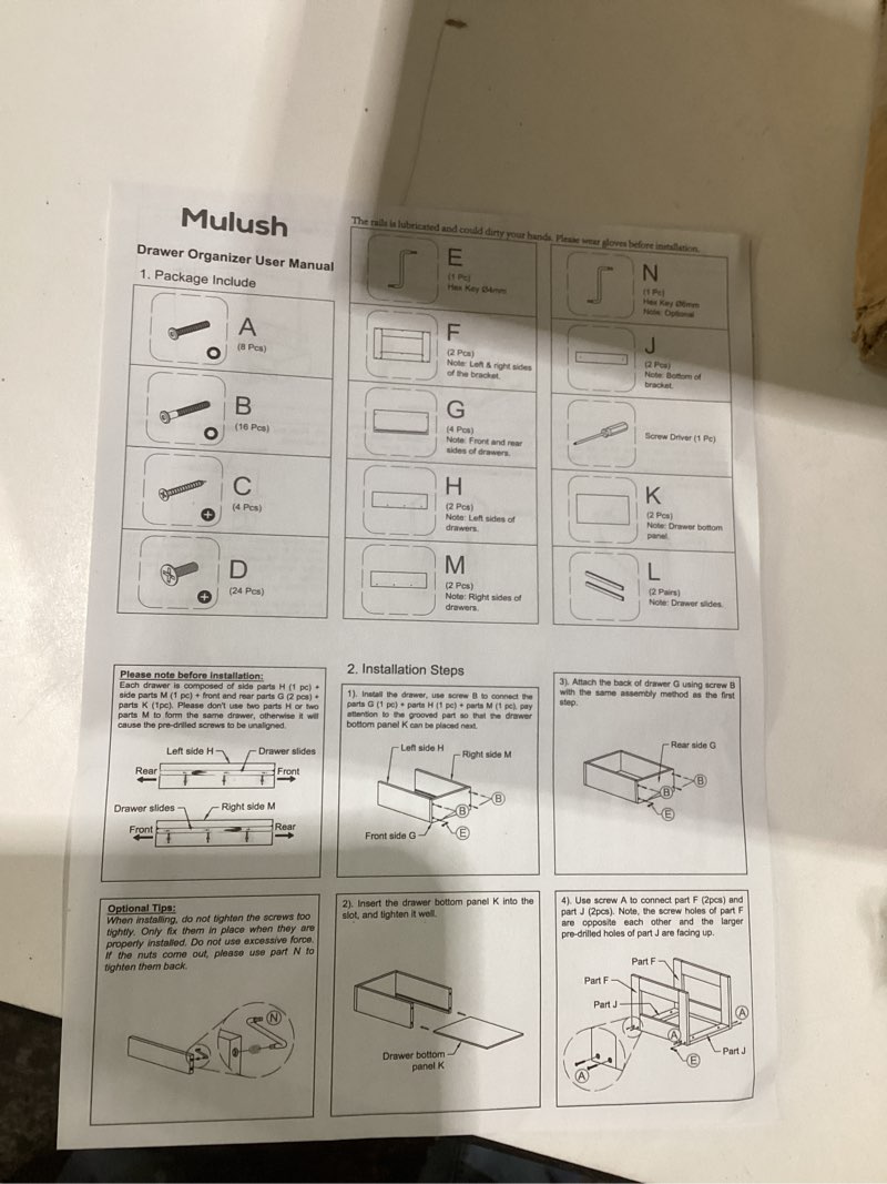 Condition photo showing As Is for pull out cabinet organizer, 17''w×21''d×16''h soft close slide out wood drawer shelves storage for kitchen, 2-tier, finished, heavy-duty, bottom assembly, not exact, similar to stock photo, actual measurements unknown