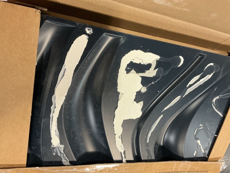 Condition photo showing Good Condition for art3d navy blue 3d wall panel pvc slim wave covers 32 sqft, for interior wall decor in living room,bedroom,lobby,office,shopping mall wave blue 19.7" x 19.7"