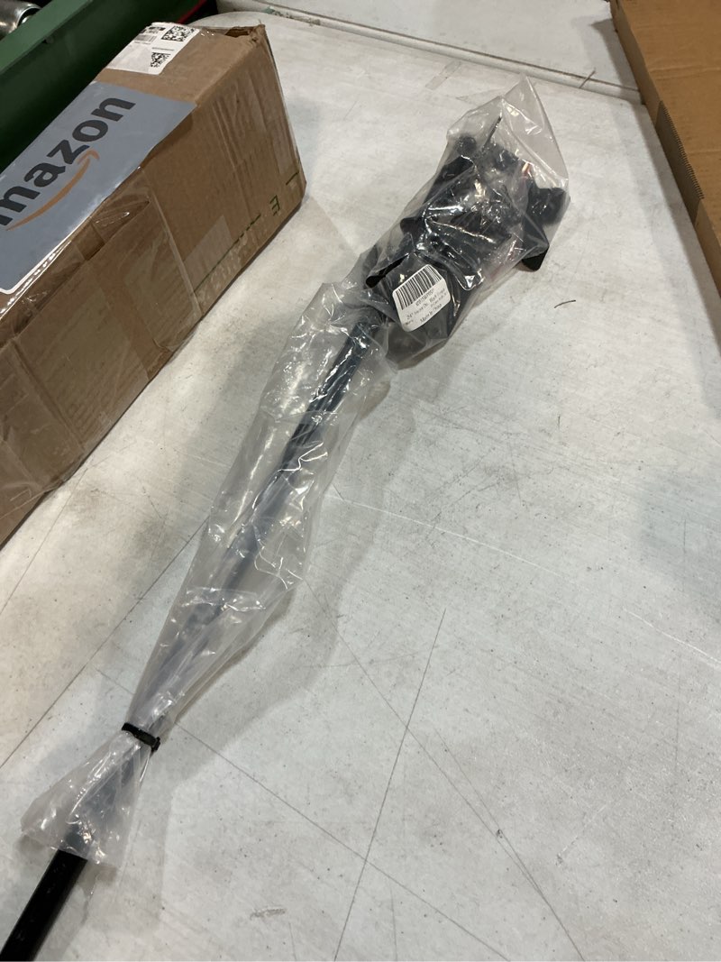 Condition photo showing As Is for 18" Heavy Duty Cane Bolt Gate Drop Rod Gate Drop Pin Upgraded Lockable Drop Bolt for Gate Safe, Solid Steel Gate Hardware Holding Wooden Vinyl Metal Fence Gates with Black Finish, 2 Pack 18in-2pack